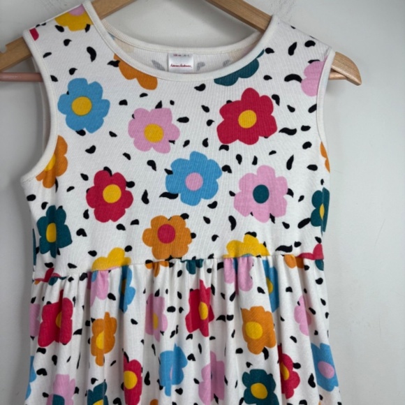 Hanna Andersson Dress 12 Floral Sundress Summer Beach Resort School Play Cotton - Picture 2 of 8